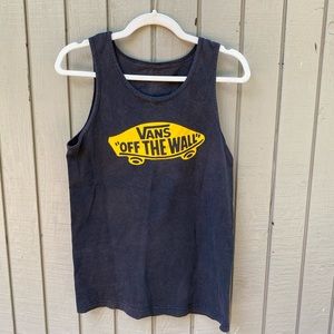 Vans Black Tank Top - Small